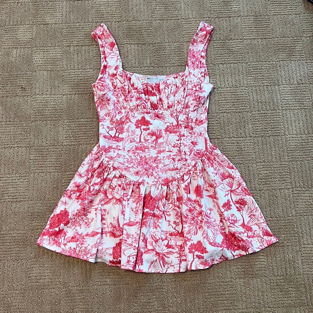 Pink ASOS Toile Mini Dress